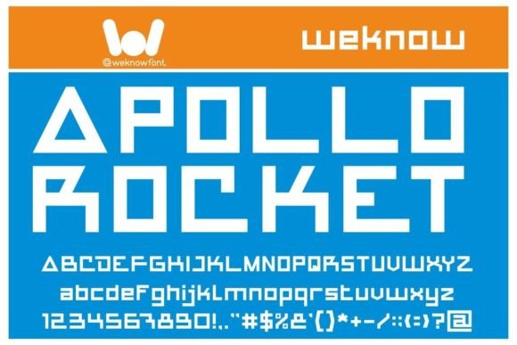 Apollo Rocket: A Futuristic Display Font for Modern Web Design Projects