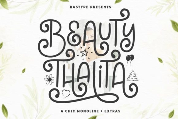 Beauty Thalita: A Joyful Display Font for Editorial and Digital Design