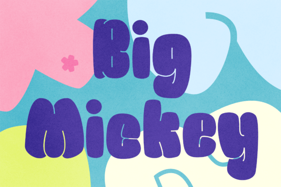 Big Mickey Font: Bold Editorial Display Typography