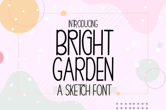 Bright Garden Font: A Handwritten Typeface for Branding