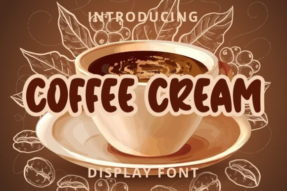 Coffee Cream Font: A Display Typeface for Joyful Editorial Design