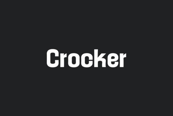 Crocker: A Modern Display Typeface for Editorial Design and Digital Publishing
