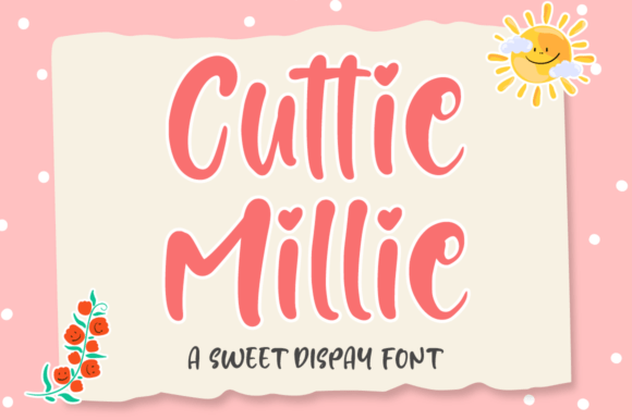 Cuttie Millie: A Display Font That Elevates Small Business Branding