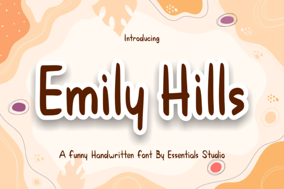 Emily Hills Font: Playful Display Type for Crafters