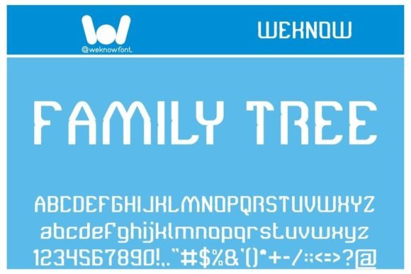 Family Tree Font Review: A Display Typeface for Branding