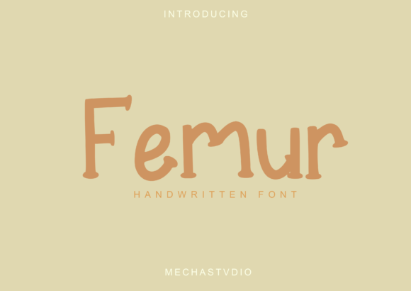 Femur: A Bold Display Font for High-Impact Design Projects