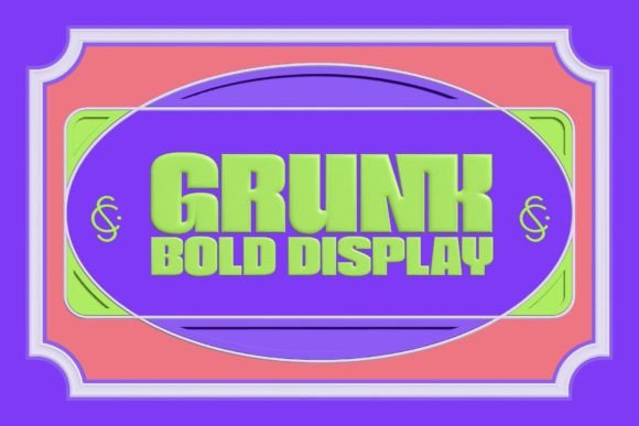 Grunk: A Display Font That Speaks Boldly in Campaign Design