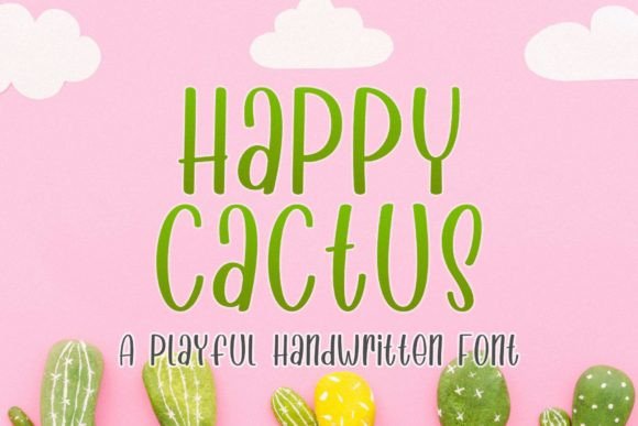 Happy Cactus: A Playful Display Font That Elevates Web Design