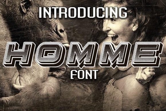 Homme: A Bold Display Font for Modern Editorial Design