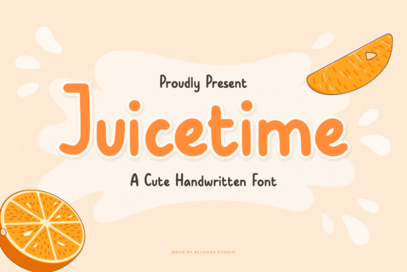 Juicetime Font: A Cute Display Typeface for Campaigns