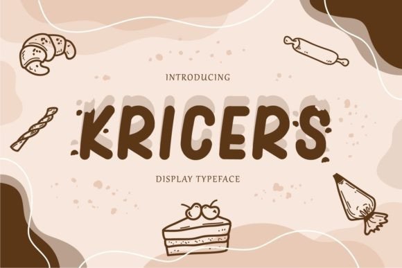 Kricers Font: Adding Sweet Personality to Brand Design
