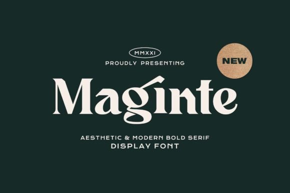 Maginte Font: Modern Display Typography for Editorial Design