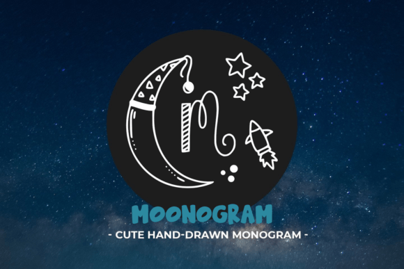 Moonogram: A Galactic Display Font for Crafters and Product Designers