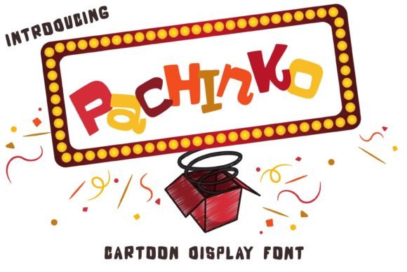 Pachinko: A Playful Display Font for Editorial Design and Digital Publishing