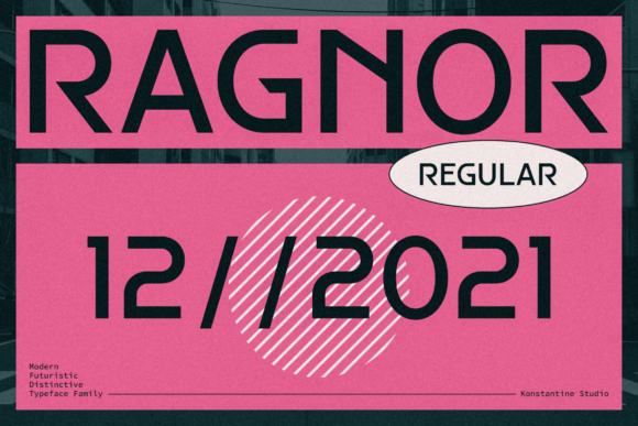 Ragnor: A Futuristic Font for Modern Editorial Design