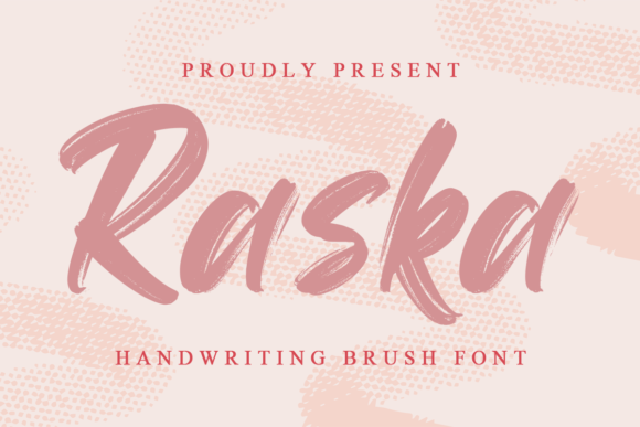 Raska Font: A Modern Brush Typeface for Small Business Branding
