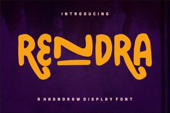 Rendra: The Hand-Drawn Display Font That Elevates Campaign Visuals