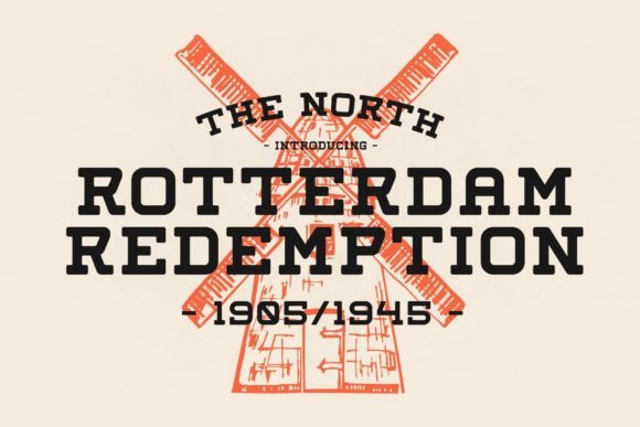 Rotterdam Redemption Font: Elevating Handmade Labels