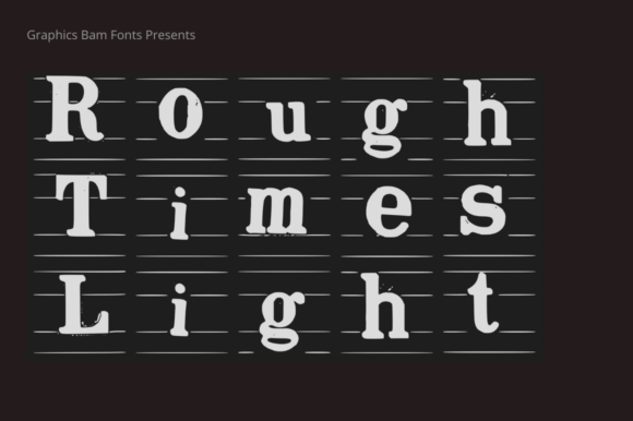 Rough Times Light Font: Adding Texture to Campaign Visuals