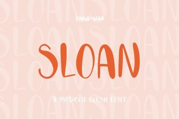 Sloan Font Review: A Playful Display Typeface for Web Design Projects