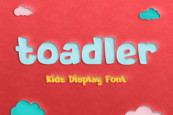 Toadler Font: Bold Display Type for Kids Marketing