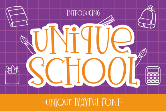 Unique School Font: A Friendly Typeface for Branding