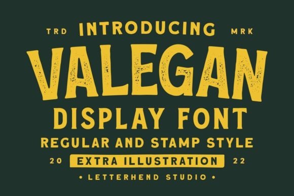 Valegan Font Review: Vintage Display Type for Web