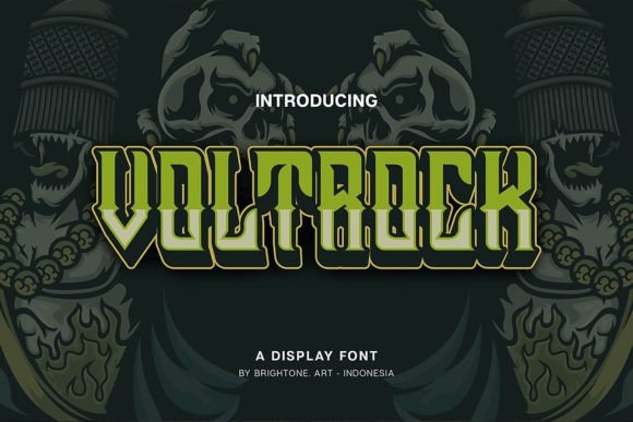 Voltrock: A Bold Display Font That Elevates Campaign Visuals