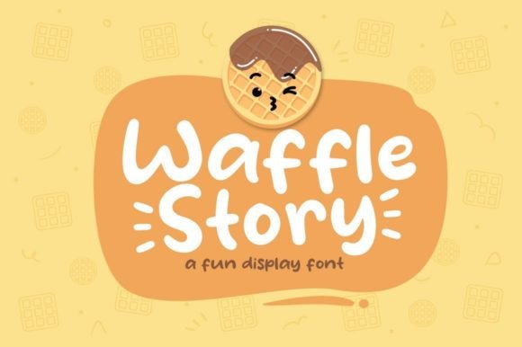 Waffle Story Font: Playful Branding for Small Business